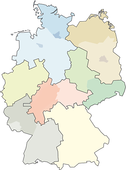 GDL-Bezirke und GDL-Ortsgruppen