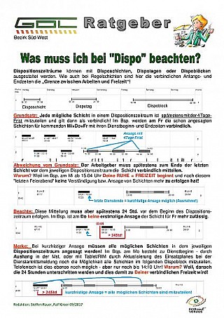Ratgeber Dispo