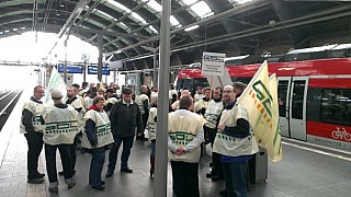 Streik Ostbahnhof