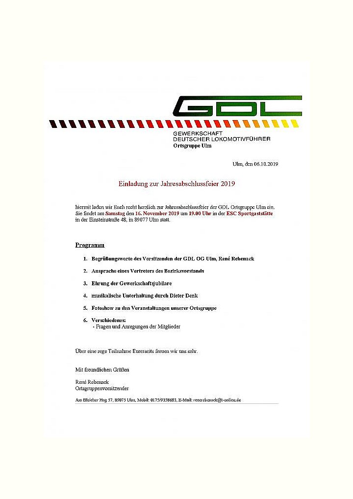 Jahresabschluss 2019