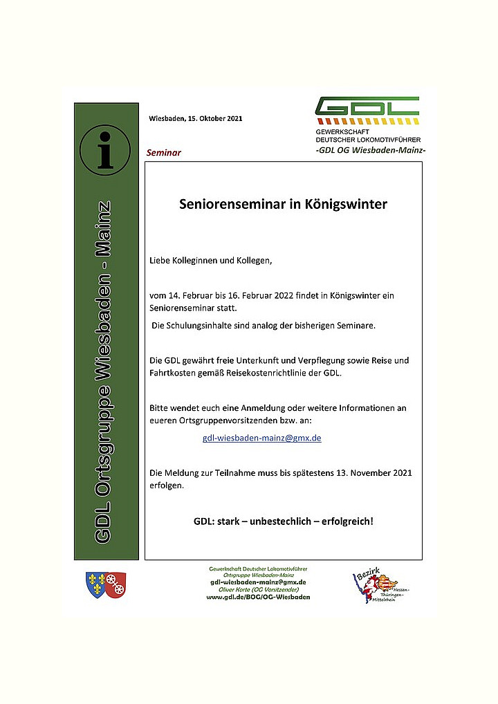 Seniorenseminar 22